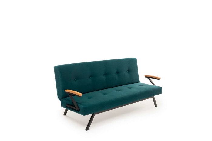 Atelier Del Sofa Sofá-Cama de 3 Plazas Verde Petróleo Atelier Del Sofa Sofá-Cama de 3 Plazas Verde Petróleo